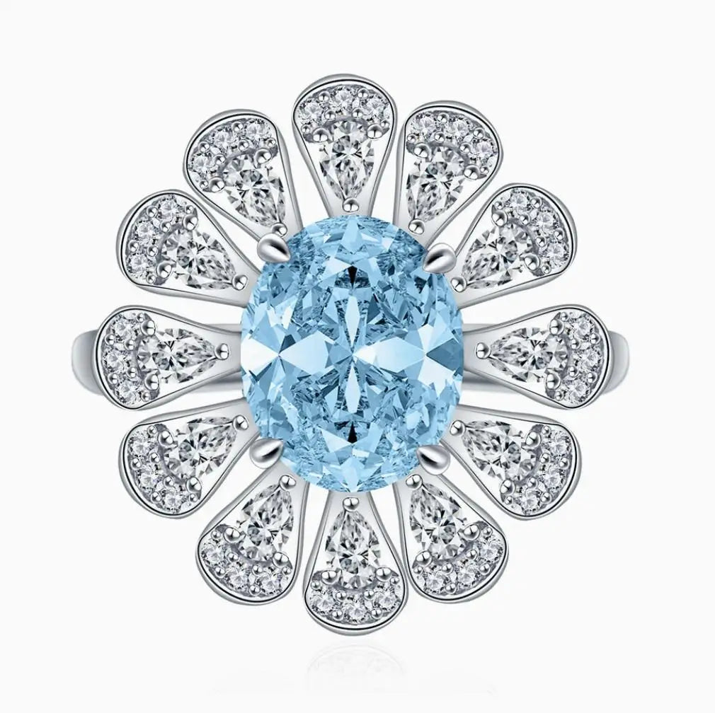 MUSHAN Luxury Jewelry 925 Sterling Silver Rings Bands For Women GRA Moissanite Diamond Zircon Gemstones Ring Fine Jewelry