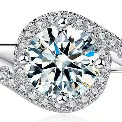 ShanLover Brand CMA GRA Certificate MST Top Grade Moissanite 925 sterling silver ring for Women Wedding Diamond Rings Jewelry