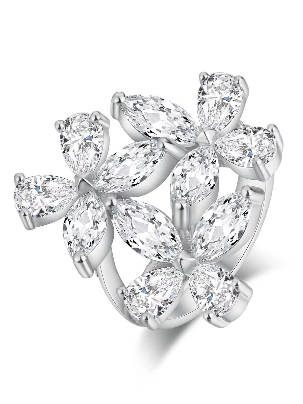 ShanLover Brand 925 Sterling Silver Rare Women's Trio Butterfly Ring Similar Style To Ge Family Fashionable Jewelry